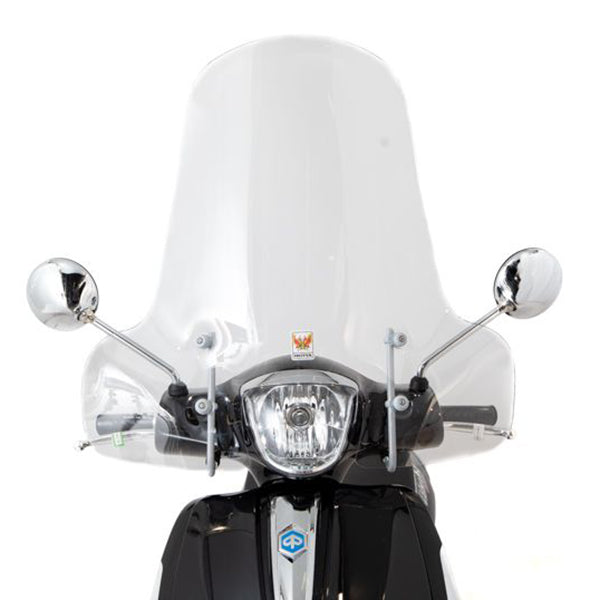 Isotta Classic Screen | Clear | Liberty 50-125-150 - Pyramid Motorcycle Accessories