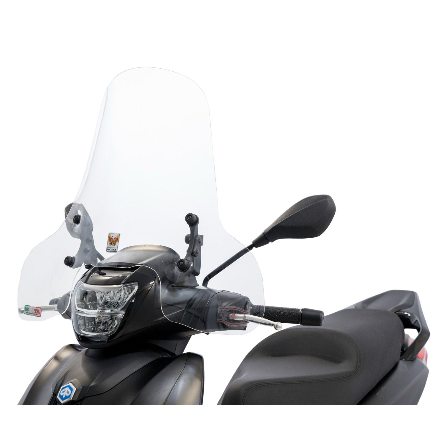 Isotta Classic Screen | Clear | Piaggio Beverly 300 - 400 HPE 2021 - Pyramid Motorcycle Accessories