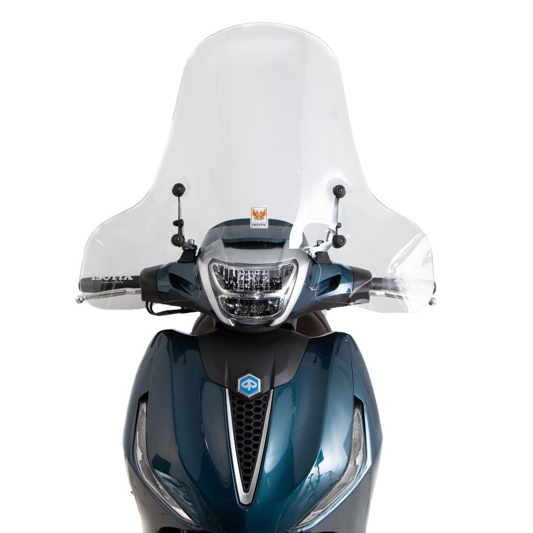 Isotta Classic Screen | Clear | Piaggio Beverly 300 - 400 HPE 2021 - Pyramid Motorcycle Accessories