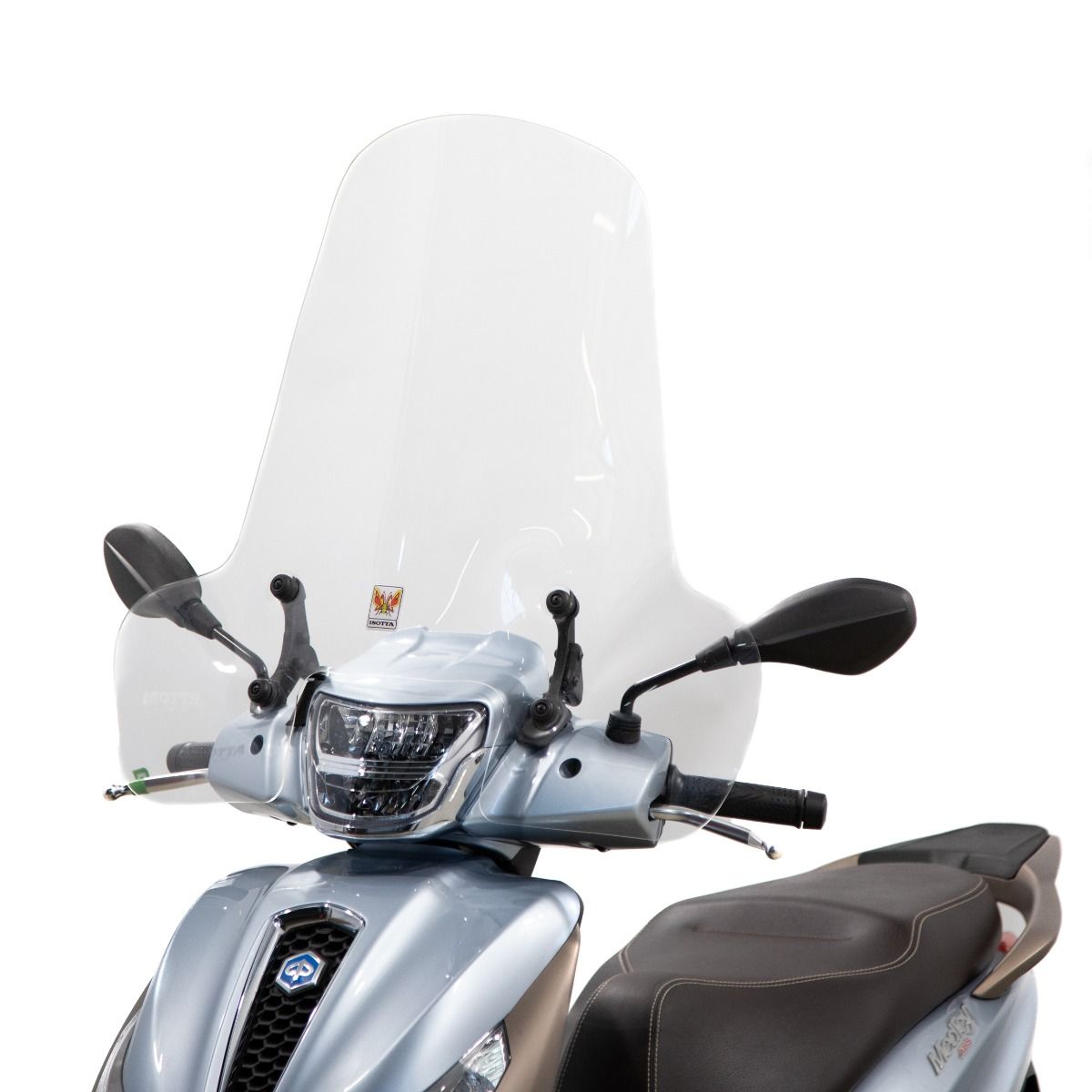 Isotta Classic Screen | Clear | Piaggio Medley 2020> - Pyramid Motorcycle Accessories