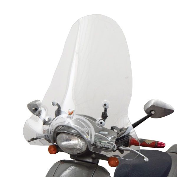 Isotta Medium Screen | Clear | Aprilia Scarabeo 50 - 100 2-4 Strokes 1994 - 2013 - Pyramid Motorcycle Accessories