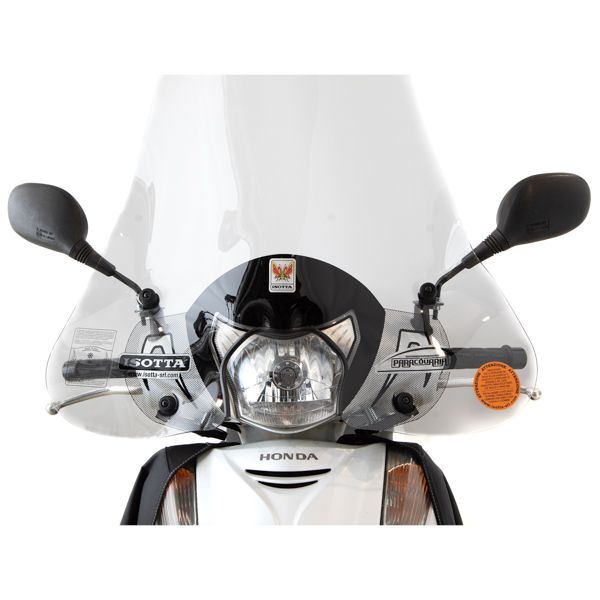 Isotta Medium Screen with Anti-Sun Refraction | Clear | SH 300 2006>2010 - Pyramid Motorcycle Accessories