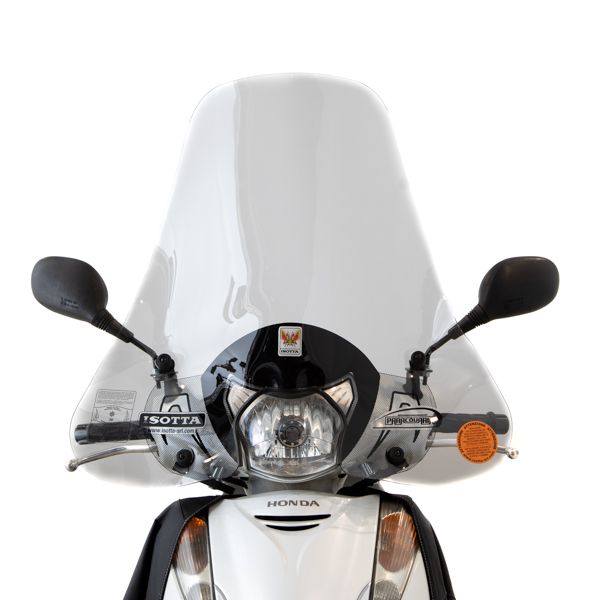 Isotta Medium Screen with Anti-Sun Refraction | Clear | SH 300 2006>2010 - Pyramid Motorcycle Accessories