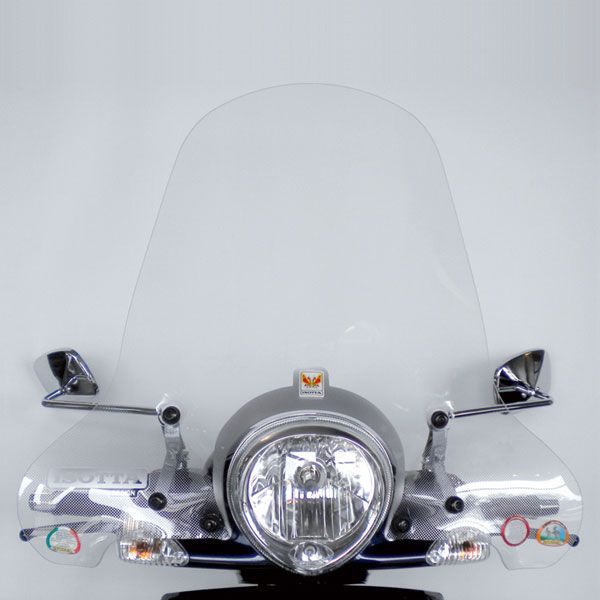 Isotta Medium Screen | Clear | Piaggio Beverly - Pyramid Motorcycle Accessories