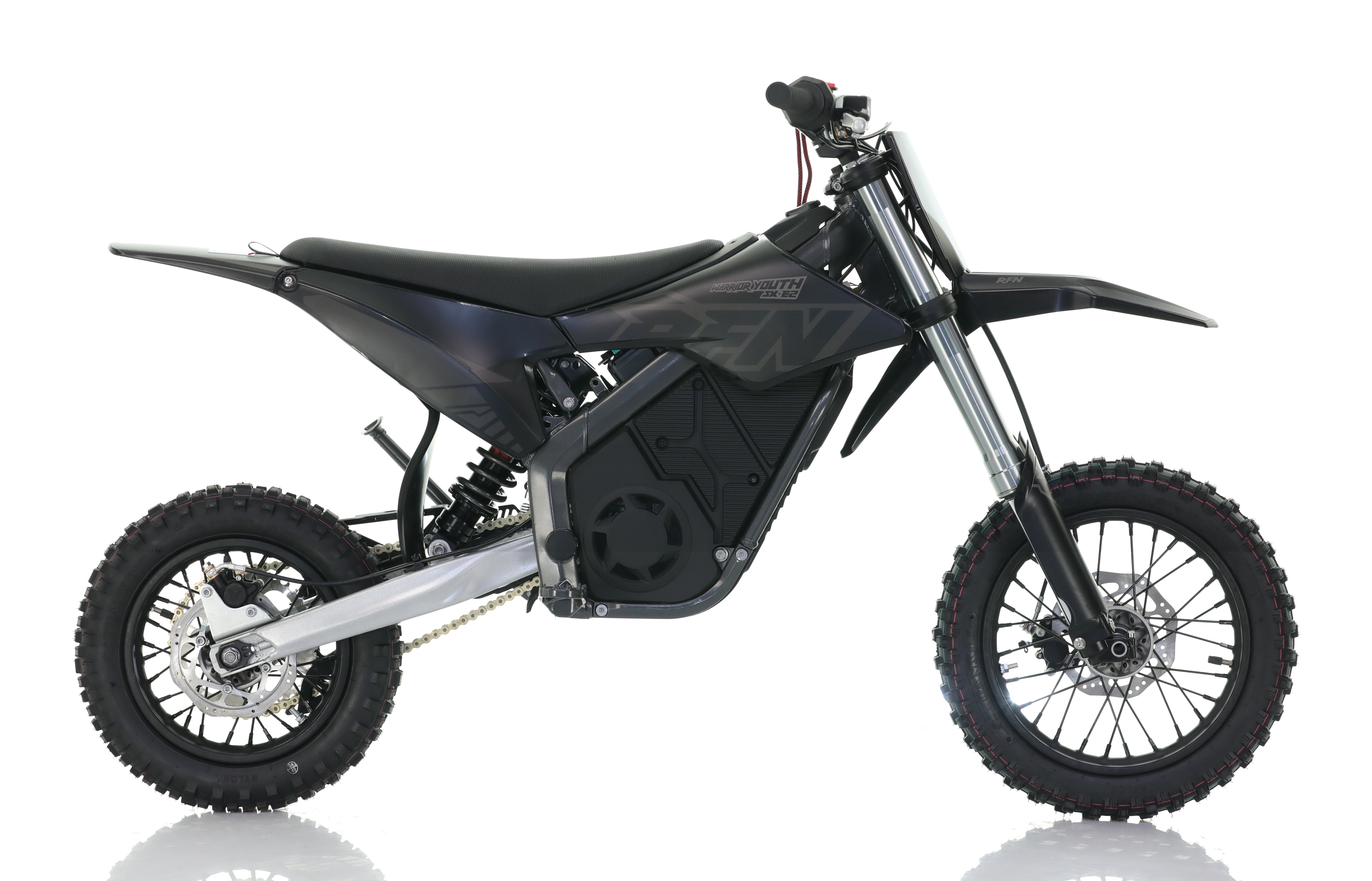 RFN Warrior Youth SX-E2 48V Electric Off-Road Motorcycle | Black