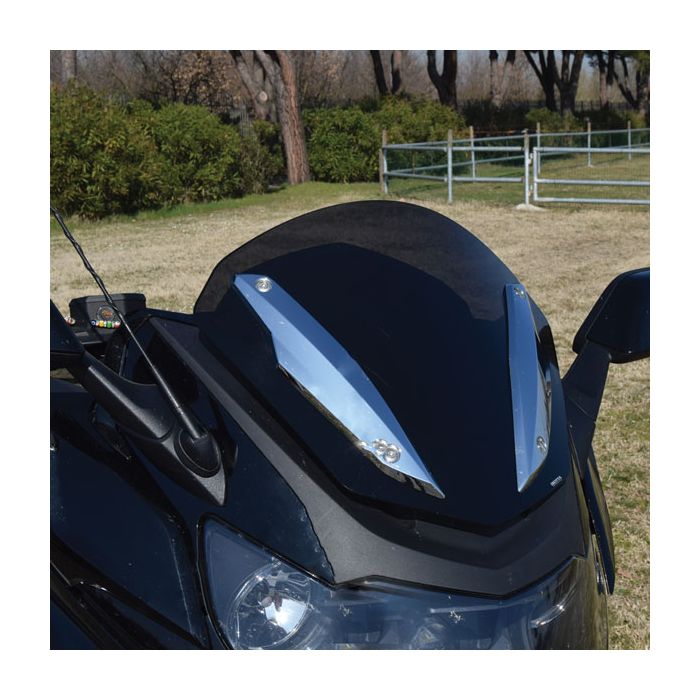 Isotta Low Screen | Dark Smoke | BMW K 1600 Grand America 2017> - Pyramid Motorcycle Accessories