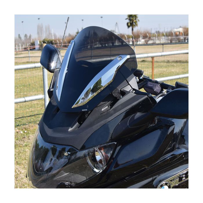 Isotta Low Screen | Dark Smoke | BMW K 1600 Grand America 2017> - Pyramid Motorcycle Accessories