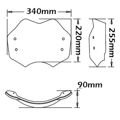 Isotta Low Screen | BMW R 1200 R NINE-T 2015 - 2020 - Pyramid Motorcycle Accessories