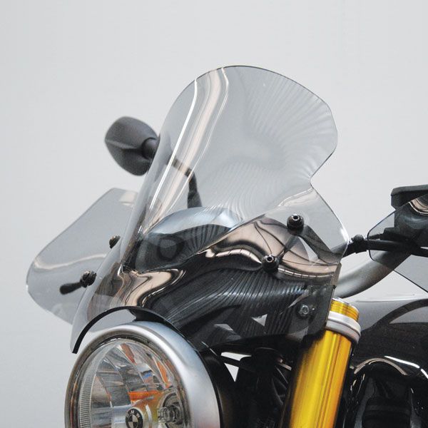 Isotta Medium Screen | Light Smoke | BMW R 1200 R NINE-T 2015 - 2020 - Pyramid Motorcycle Accessories