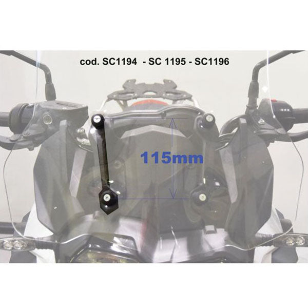 Isotta Medium Screen | Clear | BMW F 750 GS 2018> - Pyramid Motorcycle Accessories