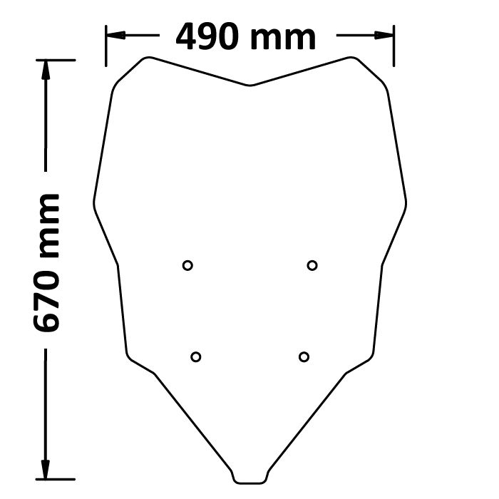 Isotta High Screen | BMW F 900 XR 2020> - Pyramid Motorcycle Accessories