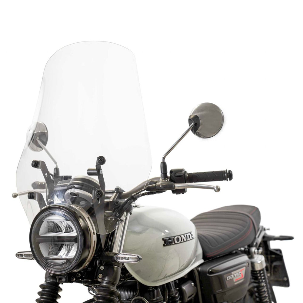 Isotta High Screen | Clear | Honda GB350S - Pyramid Motorcycle Accessories