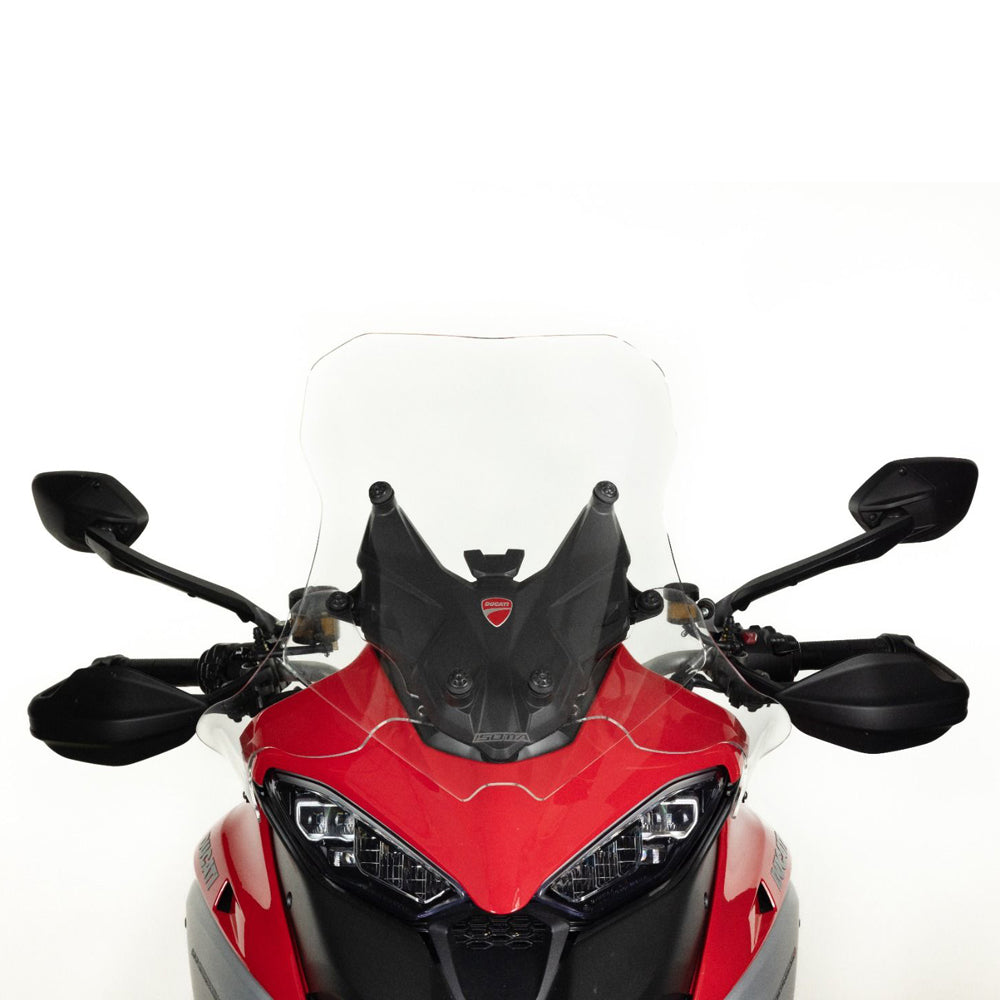 Isotta High Screen | Clear | Ducati Multistrada V4 2023 - Pyramid Motorcycle Accessories