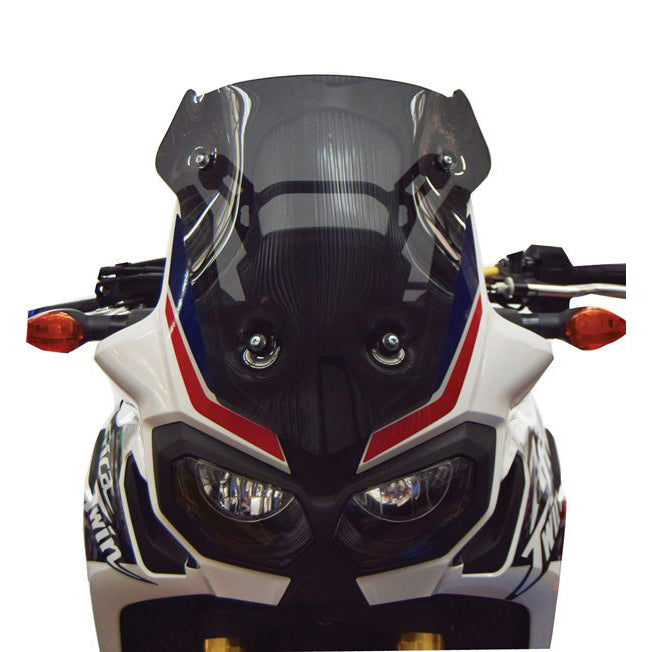 Isotta Low Screen | Dark Smoke | Honda Africa Twin CRF 1000 L 2017-2020 - Pyramid Motorcycle Accessories