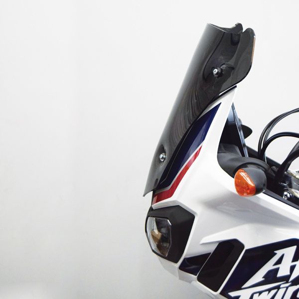 Isotta Low Screen | Dark Smoke | Honda Africa Twin CRF 1000 L 2017-2020 - Pyramid Motorcycle Accessories