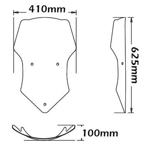 Isotta High Screen | Ducati Multistrada 1200 - Pyramid Motorcycle Accessories