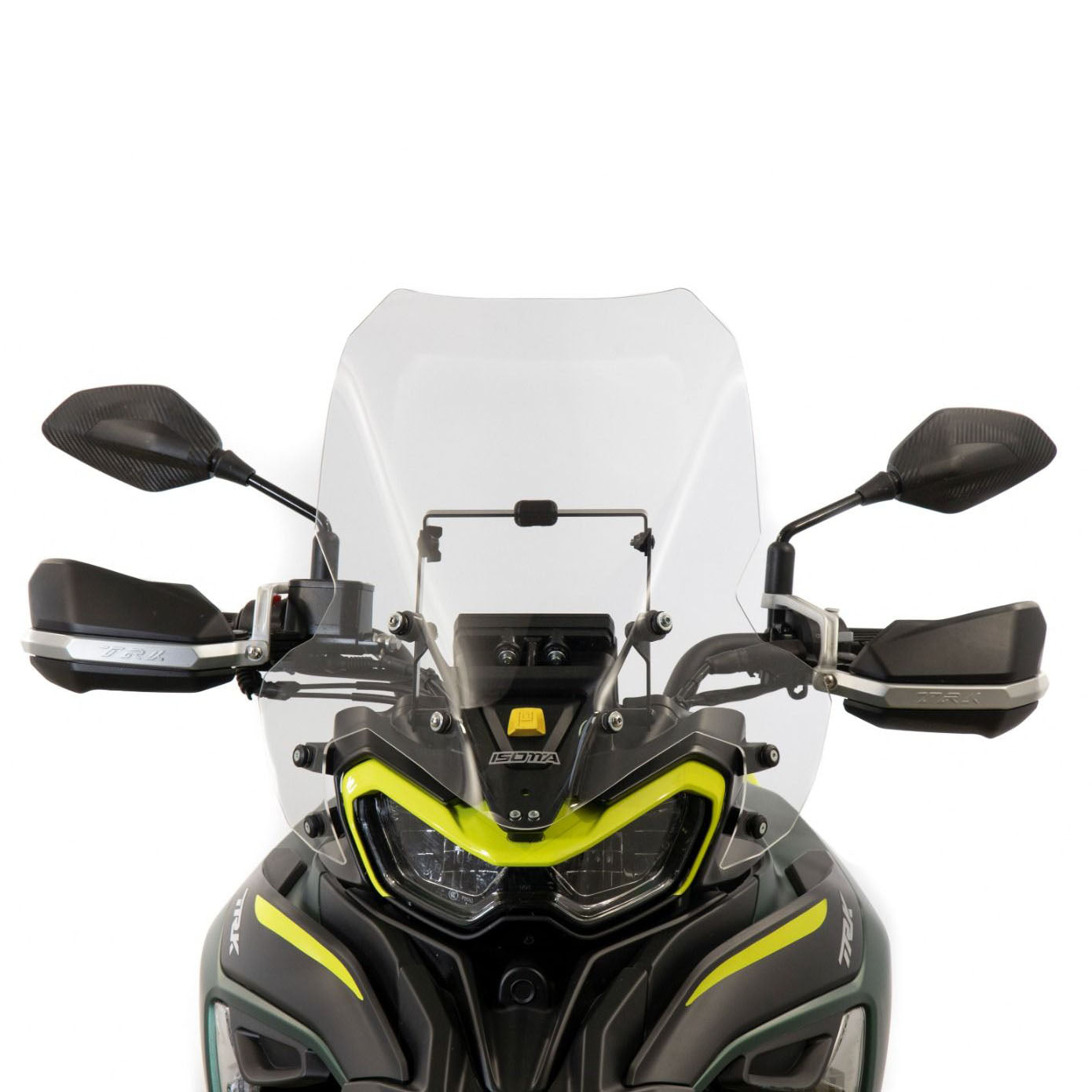 Isotta Screen with Integrated Side Flaps | Benelli TRK 702 2023> - Pyramid Motorcycle Accessories