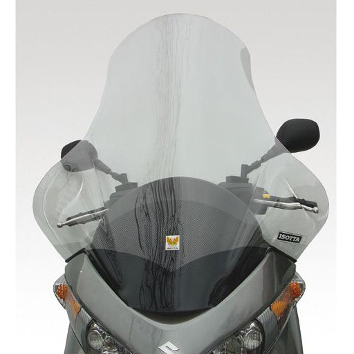 Isotta High Screen | Clear | Burgman 125-200 k7 2001-2013 - Pyramid Motorcycle Accessories