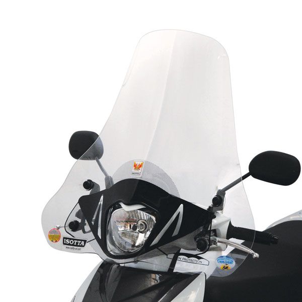 Isotta Medium Screen | Clear | Suzuki Address 110 2015-2017 - Pyramid Motorcycle Accessories