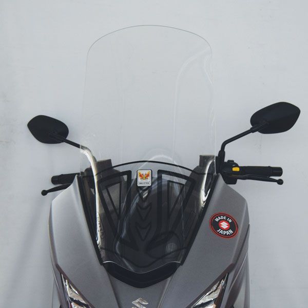 Isotta High Screen | Clear | Burgman 400 ABS 2017> - Pyramid Motorcycle Accessories