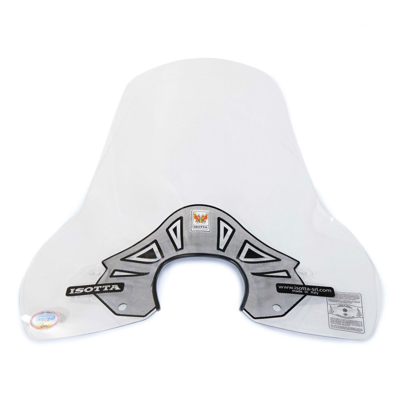 Isotta Medium Screen with Anti Solar Refraction | Clear | Peugeot Belville 2017> - Pyramid Motorcycle Accessories