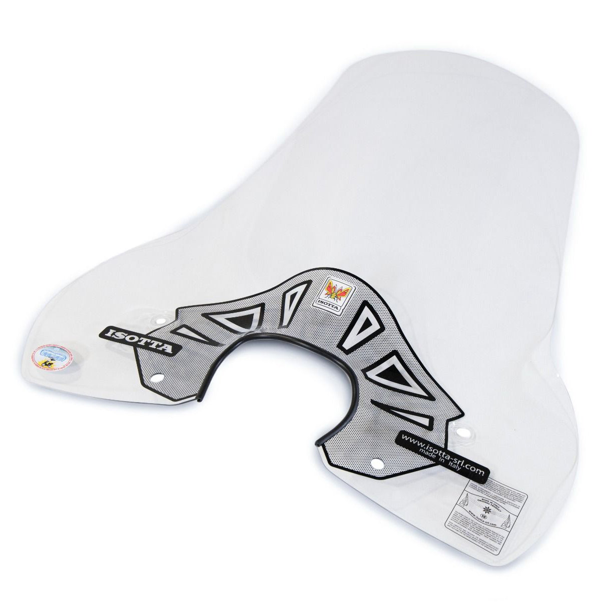 Isotta Medium Screen with Anti Solar Refraction | Clear | Peugeot Belville 2017> - Pyramid Motorcycle Accessories