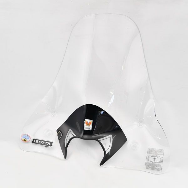 Isotta Medium Screen with Anti-Sun Refraction | Clear | Vision 110 2011>2016 - Pyramid Motorcycle Accessories