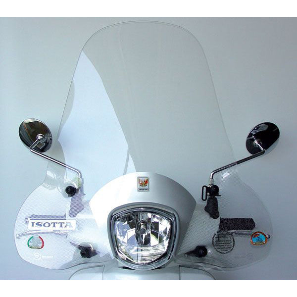 Isotta Medium Screen with Anti-Sun Refraction | Clear | Like 200 2009>2017 - Pyramid Motorcycle Accessories