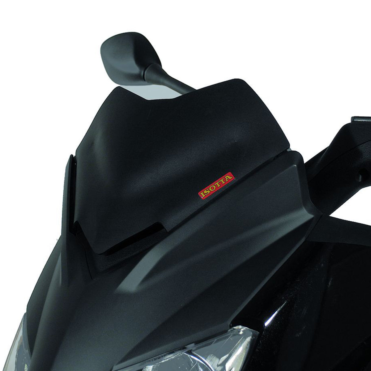 Isotta Double Bubble Screen | Matte Black | Yamaha x-max 125-250 2010-2013 - Pyramid Motorcycle Accessories