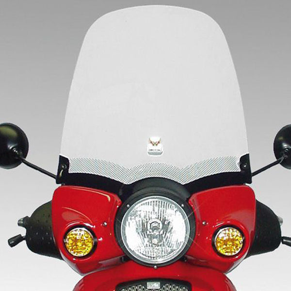 Isotta High Screen | Clear | Aprilia Scarabeo 125-200-250-300 - Pyramid Motorcycle Accessories
