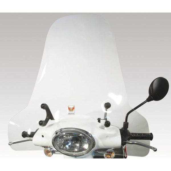 Isotta Screen | Clear | Aprilia Scarabeo 50-100 2-4 Strokes 1994 - 2013 - Pyramid Motorcycle Accessories