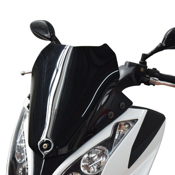 Isotta Screen | Dark Smoke | Kymco Downtown 125I 2009 - 2017 / 200I 2016-2019 / 300I SINCE 2009 - Pyramid Motorcycle Accessories