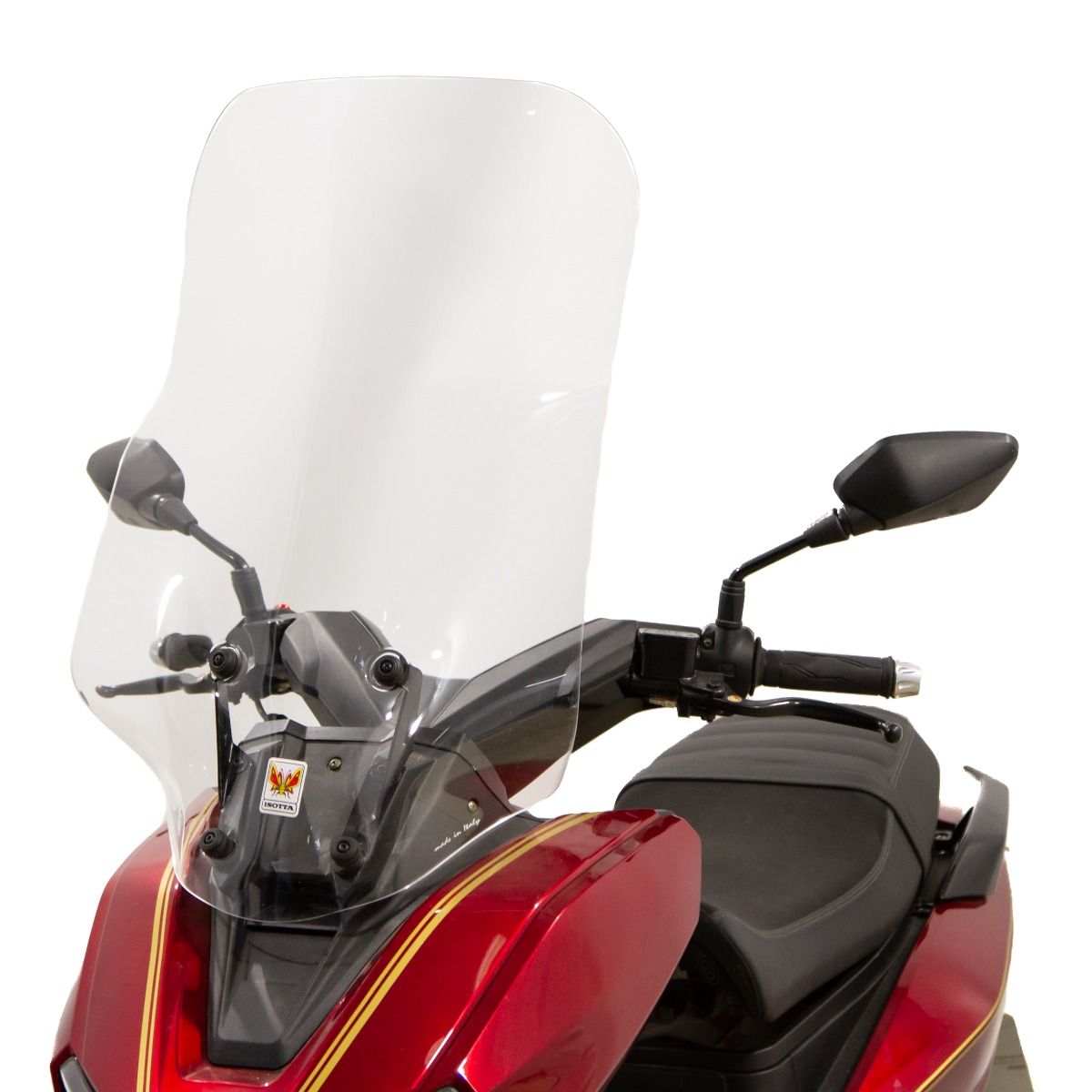 Isotta Medium Screen | Clear | Lexmoto Aura 125 E5 2022> - Pyramid Motorcycle Accessories