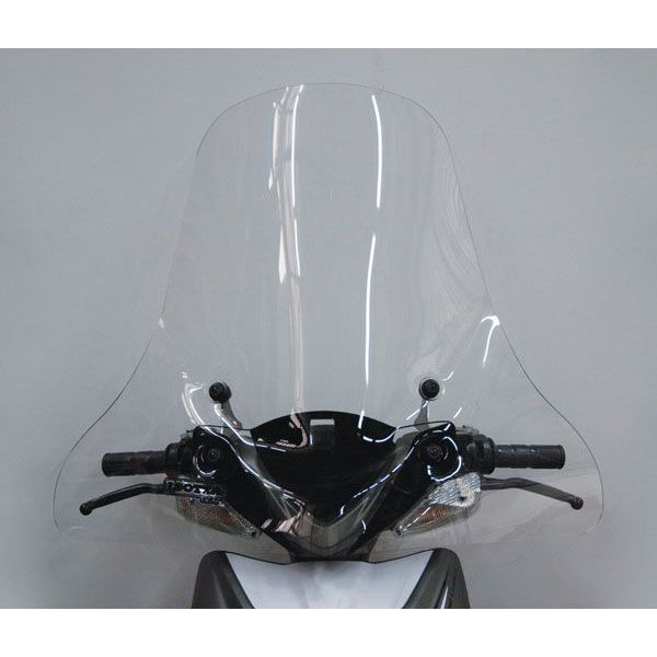 Isotta Medium Screen | Clear | Yamaha Aerox 50 2013-2017 - Pyramid Motorcycle Accessories
