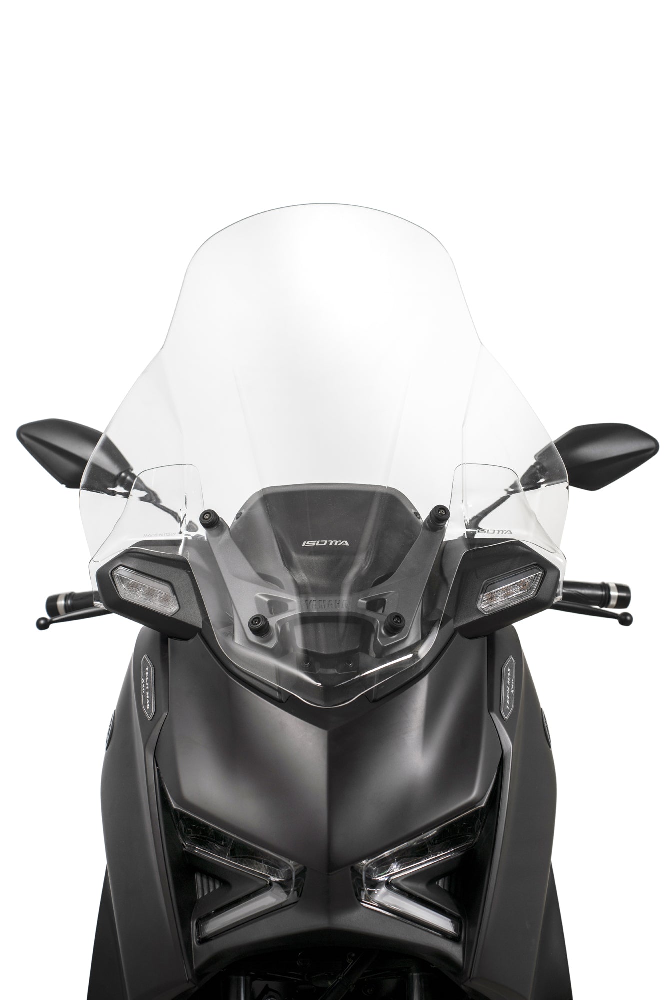 Isotta Arctic Windscreen | Light Smoke | Clear | Yamaha XMAX 125 / 300 2025>2026Β -Β Β Pyramid Motorcycle Accessories