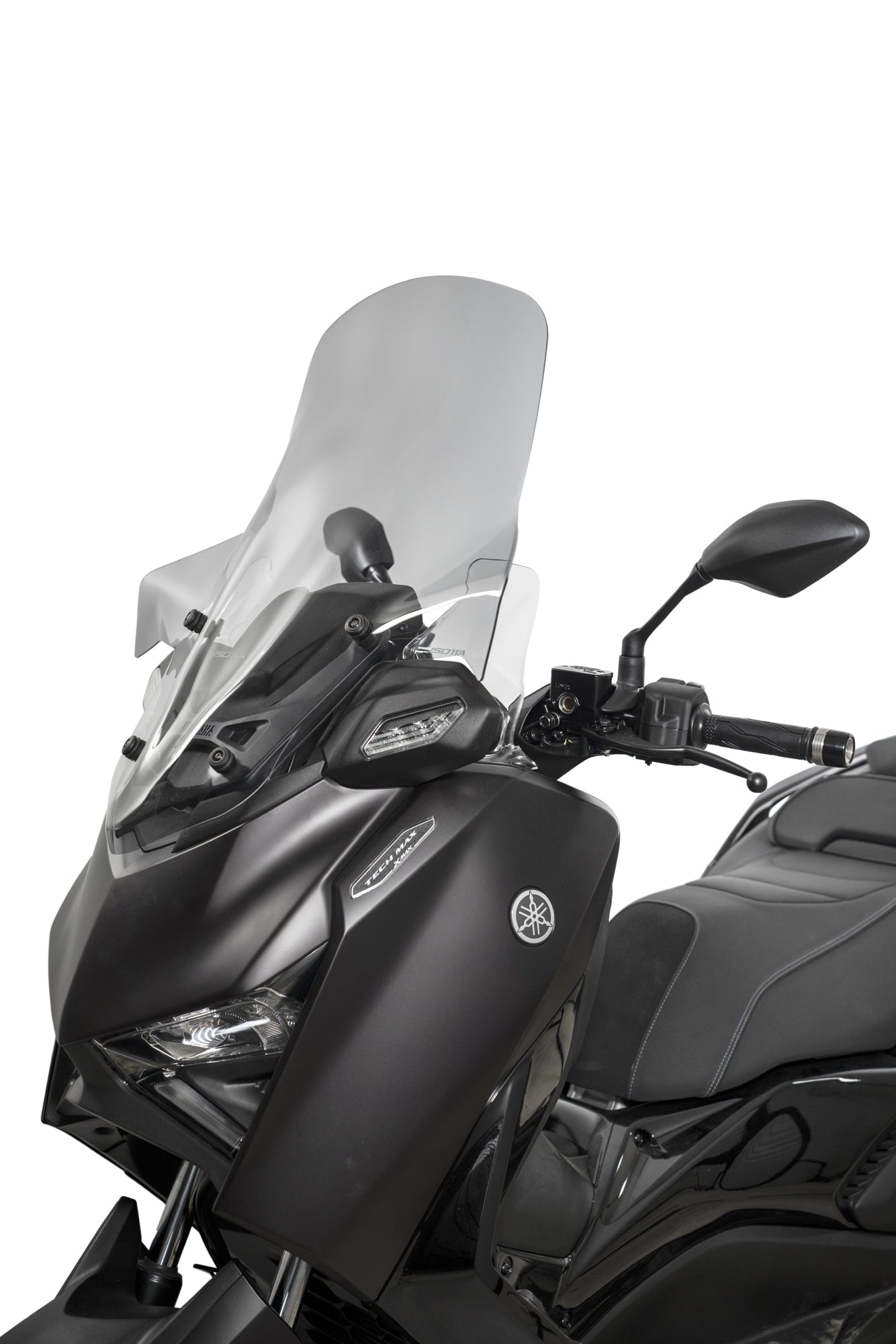 Isotta Classic Windscreen | Light Smoke | Clear | Yamaha XMAX 125 / 300 2025>2026 - Pyramid Motorcycle Accessories