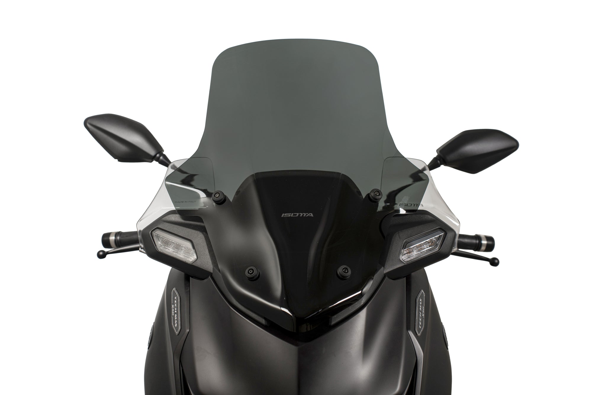 Isotta Medium Protection Windscreen | Light Smoke | Dark Smoke | Clear | Yamaha XMAX 125 / 300 2025>2026 - Pyramid Motorcycle Accessories