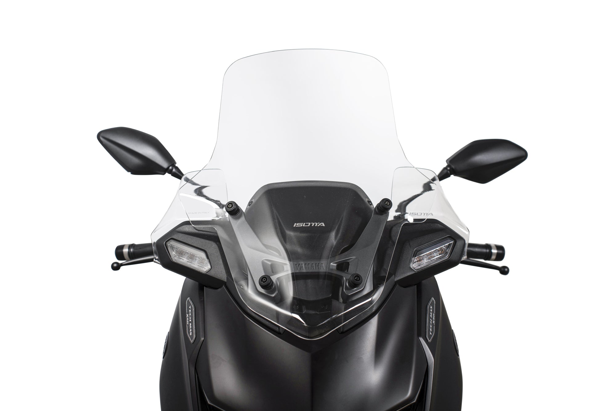 Isotta Medium Protection Windscreen | Light Smoke | Dark Smoke | Clear | Yamaha XMAX 125 / 300 2025>2026 - Pyramid Motorcycle Accessories