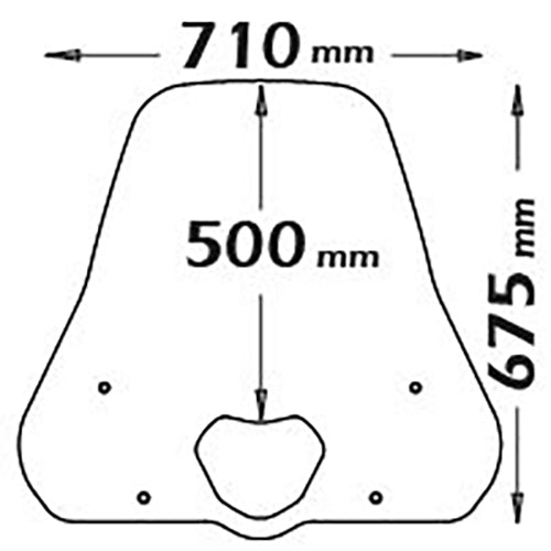 Isotta Medium Screen | Sym Symphony 125 S - CBS - Pyramid Motorcycle Accessories