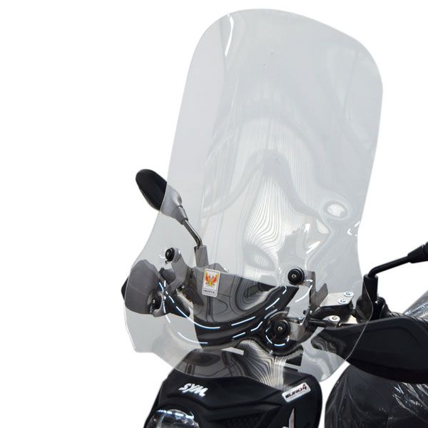 Isotta Medium Screen | Clear | Sym Crox 125 2017> - Pyramid Motorcycle Accessories