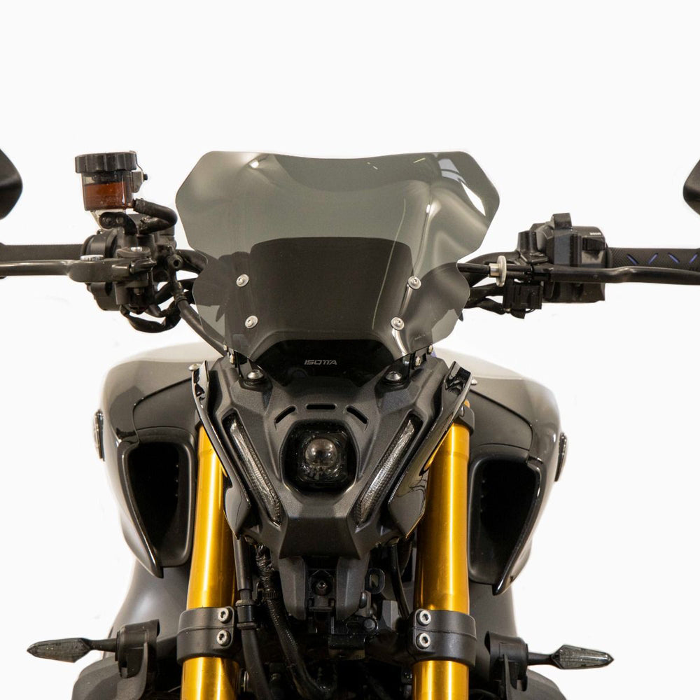 Isotta High Screen | Dark Smoke | Yamaha MT09 SP 2022/2023 - Pyramid Motorcycle Accessories