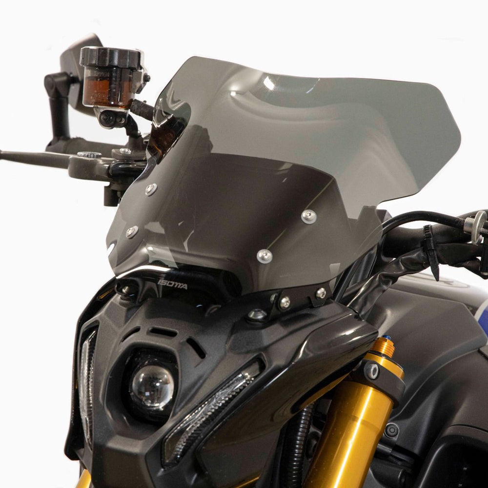 Isotta High Screen | Dark Smoke | Yamaha MT09 SP 2022/2023 - Pyramid Motorcycle Accessories