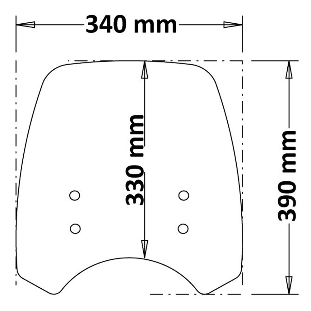 Isotta High Screen | Moto Guzzi - V7 III Stone E5 2020 - Pyramid Motorcycle Accessories