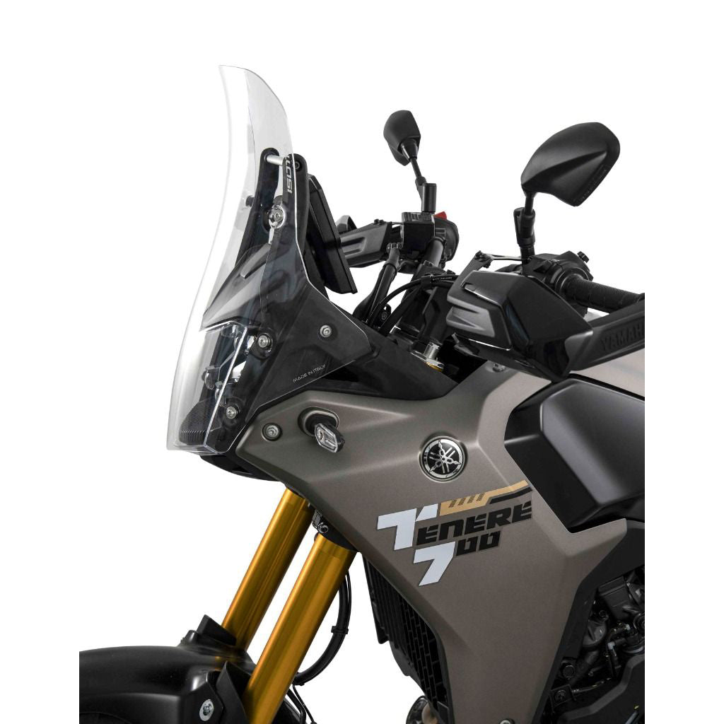 Isotta Rally Screen without Headlight Cover | Clear | Yamaha Tenere 700 2025>Β -Β Β Pyramid Motorcycle Accessories