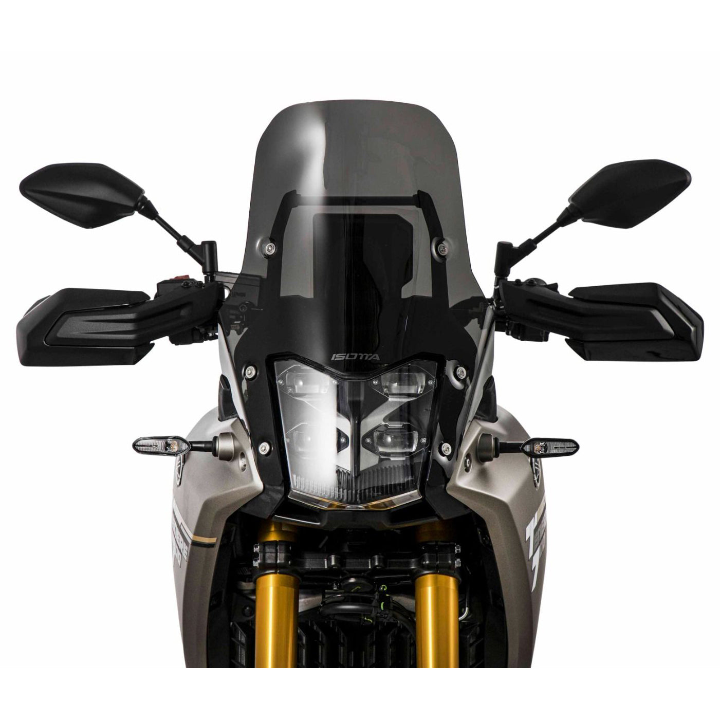 Isotta Rally Screen without Headlight Cover | Yamaha Tenere 700 2025>Β -Β Β Pyramid Motorcycle Accessories