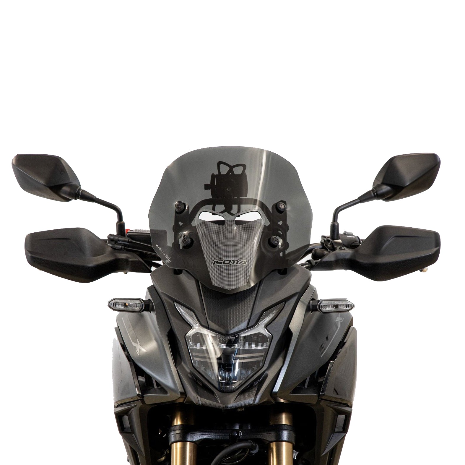 Isotta Low Screen | Clear | Honda CB 500X 2016>2023 - Pyramid Motorcycle Accessories