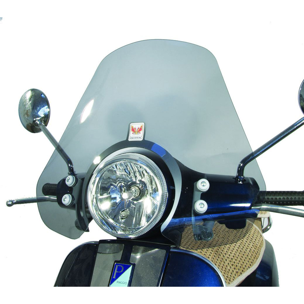 Isotta High Screen | Light Smoke | Vespa LX 50-125-150 2005>2014 - Pyramid Motorcycle Accessories