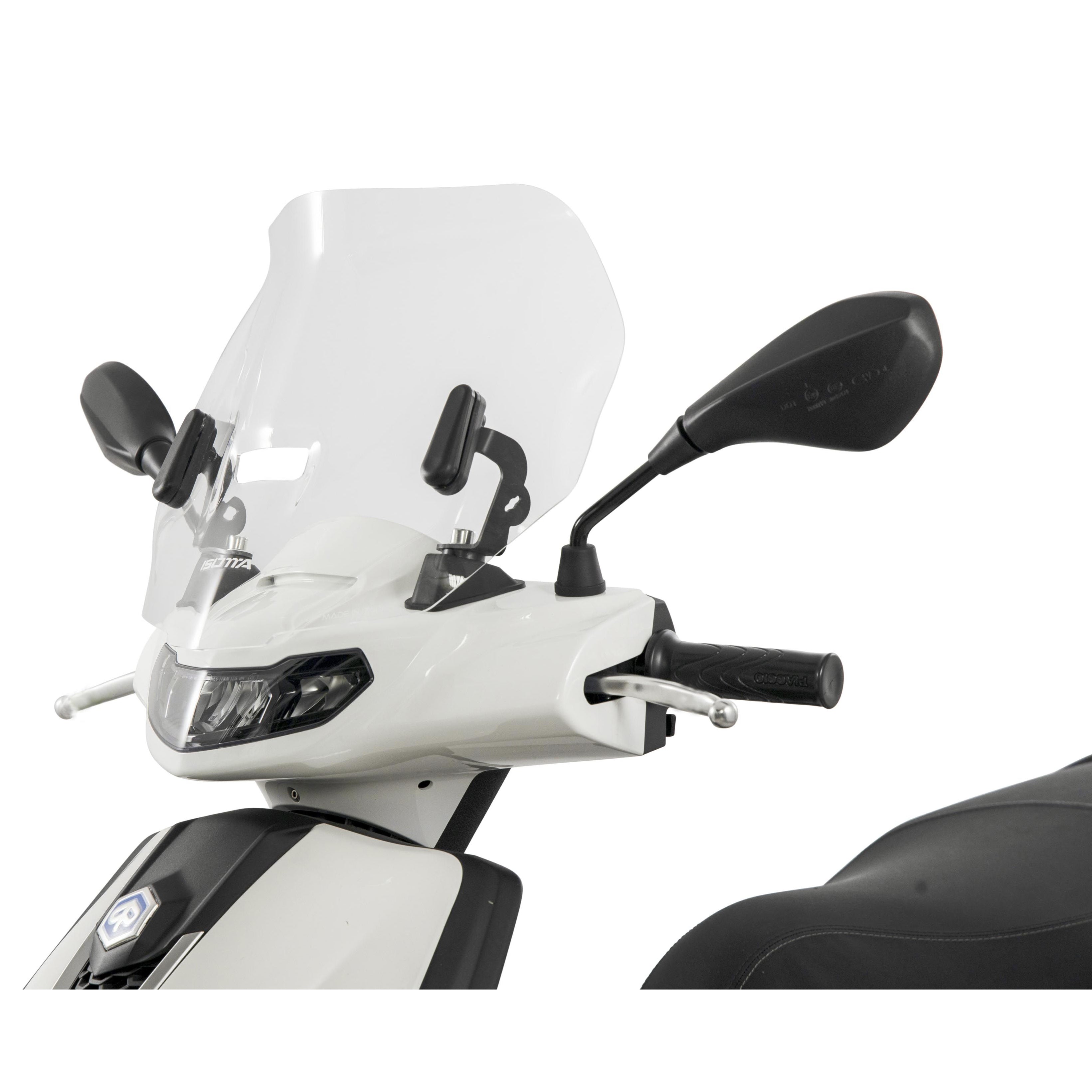 Isotta City Sport Screen | Piaggio Liberty 125 - Pyramid Motorcycle Accessories