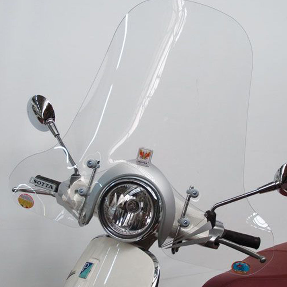 Isotta Medium Screen | Clear | Vespa Primavera 150 2013> - Pyramid Motorcycle Accessories