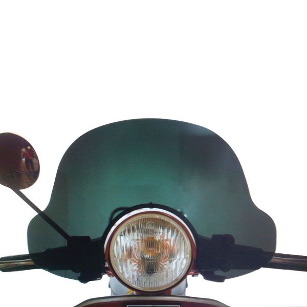 Isotta Fashion Screen | Dark Smoke | Vespa PX 125 2010>2017 - Pyramid Motorcycle Accessories